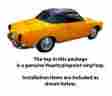 155-971a M T Mfg Co Karmann Ghia Convertible Top Restoration Package 1969-1974
