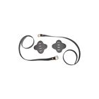 16-54756-1 Model Ford Top Saddle Pads Straps Black Leather Brass Plated