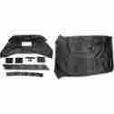 16-56793-coln-1 Cartouche Model T Ford Open Car Top Roof Kit 1 Window Rear Curtain Colonial Grain
