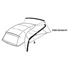 1963-1965 Comet Mercury Weatherstripping Convertible Kit Top Ford Falcon
