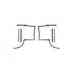 75-328592-1 1982-1992 6 T Kit Piece Weatherstrip Firebird Top
