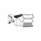 41-37539-1 2-door Eckler S Weatherstrip Kit Includes 7 Seals Falcon Sedan