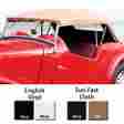 243-735 Moss Motors Mg Td Convertible Top Kit 2 Bow Tan Stayfast New