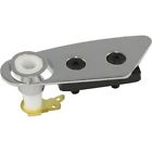 25-155523-1 Corvette Roof Lock Plate With Switch Left Chrome Eckler