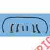 25-257617-1 Corvette Rubber Parts Crp Convertible Top Weatherstrip Kit Edpm 1986-1996