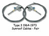 313877305ay Isp Vw Type New Sunroof Cables Notchback Squareback Fastback Goldie