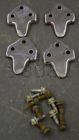 3932968 Gm Corvette Original Alignment Guide Hardware Lock Wedges Set Of