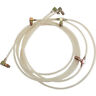 42-34447-1 Convertible Top Hose Set White Plastic Pieces Eckler