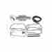 42-48277-1 Eckler S Weatherstrip Kit Torino 2 Door Formal Roof Hardtop
