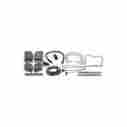 44-43284-1 Eckler S Ford Mustang Weatherstrip Kit Fastback Includes 9 Seals