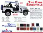 5105-02 Whitco Jeep Safari Bikini Soft Top Black Renegade Silver Anniversary