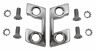 5244 Trim Parts Corvette Top Lid Latch Plates Right Left Pair