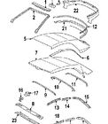 6596106010 Toyota Convertible Top Frame