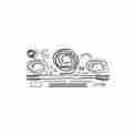66-29135-1 Eckler S Ford Thunderbird Body Rubber Kit 1956