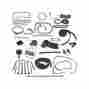 66-69027-1 Eckler S Thunderbird Complete Weather-strip Kit Convertible Black Front Header Seal