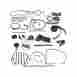 66-69029-1 Eckler S Thunderbird Complete Weather-strip Kit Convertible Beige Front Header Seal