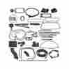 66-69040-1 Eckler S Thunderbird Complete Weather-strip Kit Hardtop Short Cowl Drain Tubes Gray