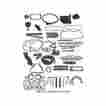 66-69042-1 Eckler S Thunderbird Complete Weather-strip Kit Convertible Short Cowl Drain Tubes