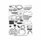 66-69044-1 Eckler S Thunderbird Complete Weather-strip