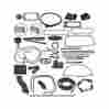 66-69045-1 Eckler S Thunderbird Complete Weather-strip Kit Hardtop Long Cowl Drain Tubes Black