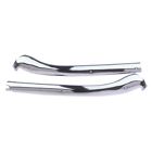 75-258862-1 Firebird Header Moldings Convertible Top Polished Chrome Eckler