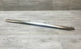 51177242387 Bmw 12-18 Mw 650 M6 Convertible Folding Roof Compartment Lid Center Chrome Trim F12