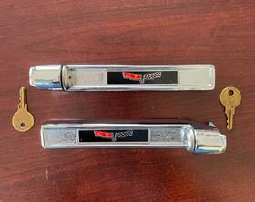 Ca 196731118128 1968-1982 Corvette C3 Glass Or Fiberglass T-top Locks - Pair Left And Right With Key