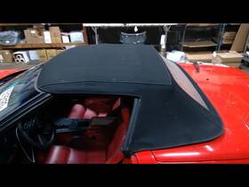 Chevrolet 152-01941a Roof Convertible Soft Top And Frame Fits 86-90 Corvette 1162203