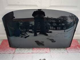 152-2049b Chevrolet 1997-2004 C5 Corvette Coupe Oiem Transparent Targa Top Roof Panel 1 Inch Crack Clean