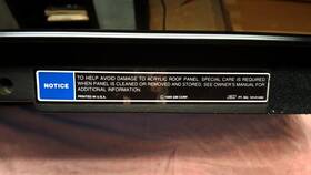 601-900 Chevrolet 1994 Corvette C4 Dark Blue Tint Removable Roof Panel