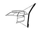D1zz-7602626  Daniel Carpenter Mustang Convertible Pillar Seals Pair New