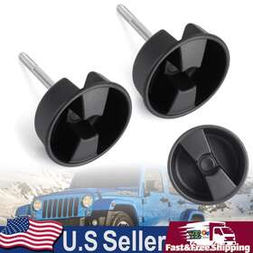 Darupsun C173-a012-black 2x Hardtop Freedom Top Targa Mounting Knob Screw For Jk Wrangler 2007-18