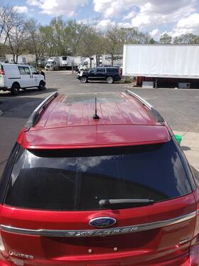 Fb5z7850202a Ford 13 14 15 Explorer Roof Red Rr With Sunroof Hole And Rack Options