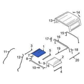 M2dz9850284aa Ford Oe For Bronco 2022 Front Right Roof Panel