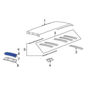 Yc3z7841304aa Ford Oe For Excursion 2000-2005 Rear Outer Roof Header Panel