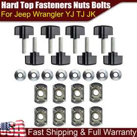 606826aa Gearzaar Fits Jeep Wrangler Yj Tj Jk Universal Easy On Off Hard Top Fasteners Nuts Bolts