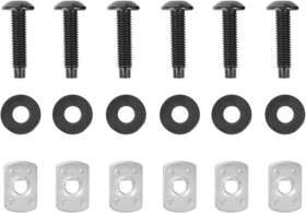 Hooke Road 696578346468 Tj Hardtop Bolt And Nut Replacement Kit For Jeep Wrangler 97-06 - S