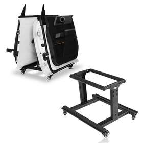 Bxg.1033 Hooke Road Steel Doors Storage Cart With Wheels Glide Fit Jeep Wrangler Ford Bronco 2