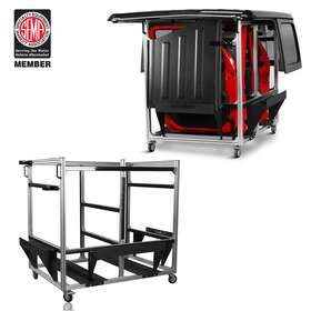 Bxg.2076-s Hooke Road Door And Hardtop Storage Cart For Jeep Wrangler Tj Jk Jl Gladiator Jt &ford Bronco