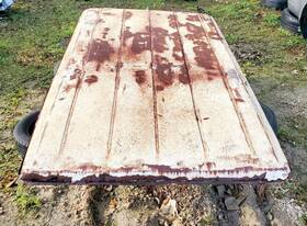152-01329 International Harvester 1963 1971 Scout 800 Oem Roof For Parts Only See Pictures Bad Rot
