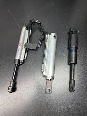 6w83539a78aa Jaguar 07-15 X150 Xk Xkr Left Side Convertible Top Roof Tension Rod Cylinder Set