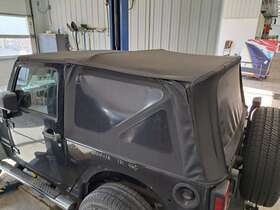152-00235 Jeep Roof Soft Top 2 Door Assembly Fits 11-12 Wrangler