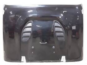 117-00329c Jeep/plymouth Truck Jk Wrangler Oem Hardrock Vented Steel Hood Black Px8 2007-17 152671