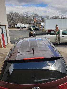 152-59985b Kia 16 17 18 19 20 Sorento Roof Cut Only Without Sunroof Option Red M2r