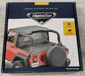 Mastertop 14221402 Gold Series Jeep Shademaker Freedom Mesh Bimini Cover 2007-18