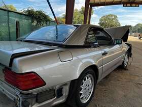 152-58773 Mercedes-benz Convertible Top 702 Smoke Silver Metallic Oem 1996 2002 Sl500