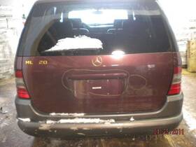 152-58832b Mercedes-benz Local Pickup Only Roof 163 Type Ml320 Sunroof Fits 98-01 Ml-class 986