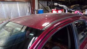 152-10365 Mitsubishi Roof Hatchback Maroon Without Moonroof Fits 15 17-20 Mirage 113225