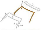 Mr375737 Mitsubishi Convertible Top Weatherstrip Seal Over Windshield Header Eclipse