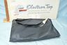 Po6609 Electron Vtg Nos Porsche Cabriolet Convertible Top Black Vinyl Window